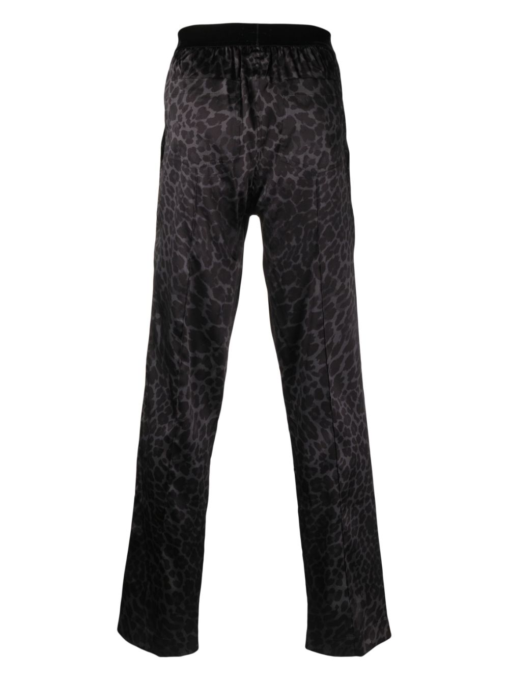 TOM FORD leopard-print pajama pants - Blauw
