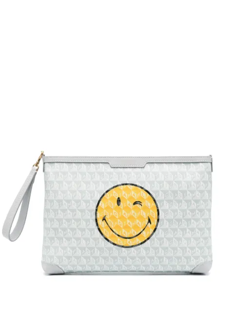 Anya Hindmarch I Am A Plastic Bag Wink clutch bag 