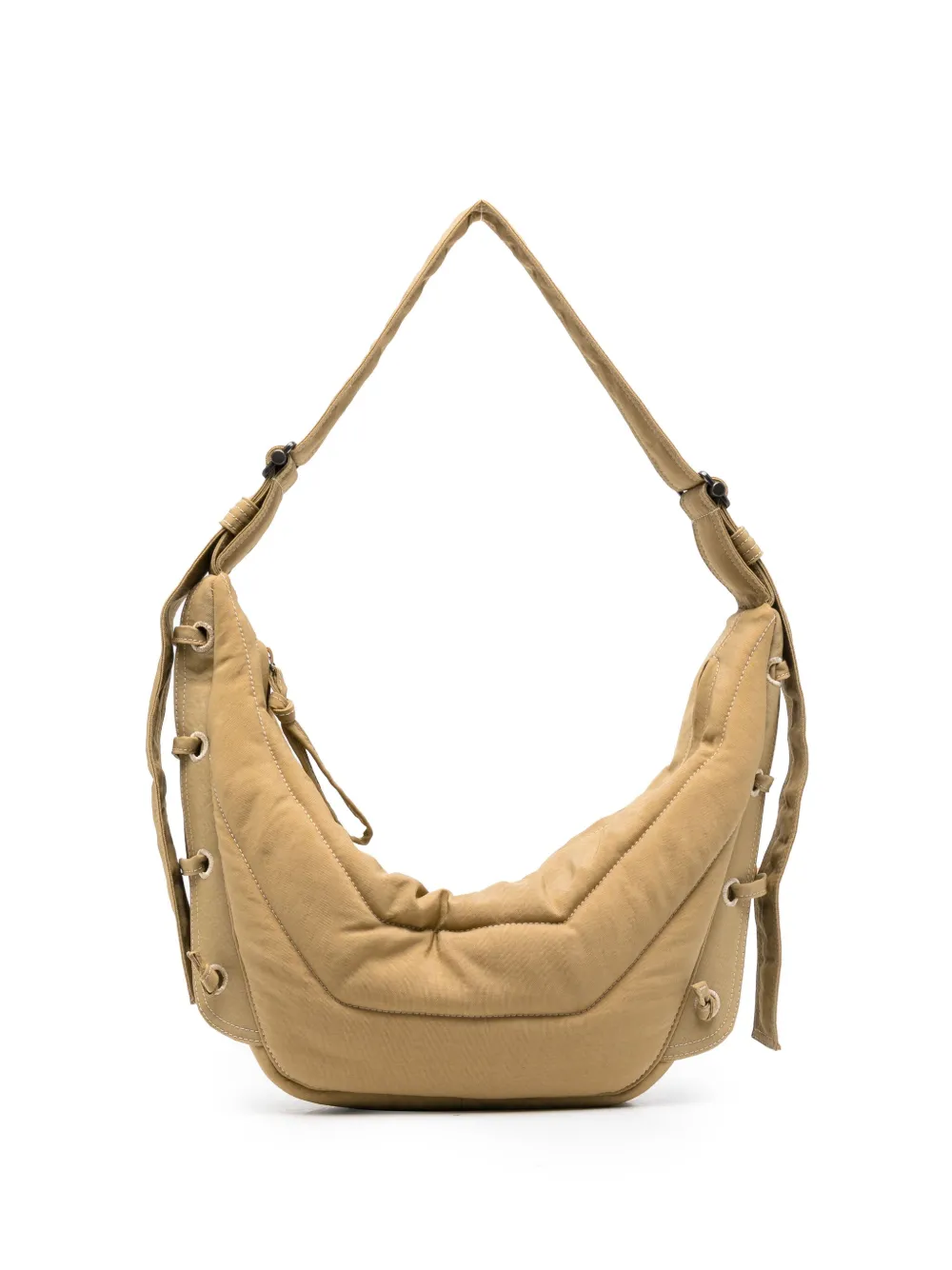 Lemaire Small Soft Game Shoulder Bag In Neutrals