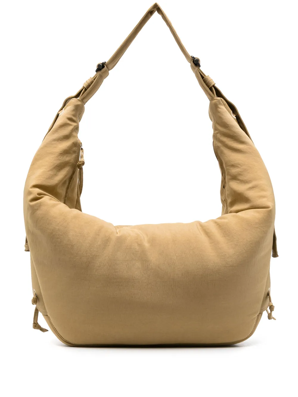 Shop Lemaire Soft Game Shoulder Bag In Neutrals