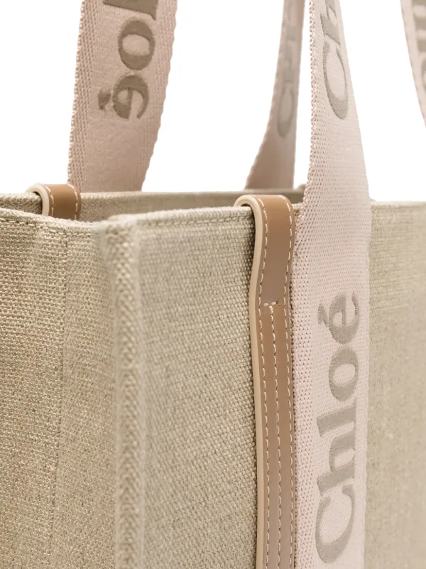 Chloé Medium Woody Tote Bag | Neutrals | FARFETCH