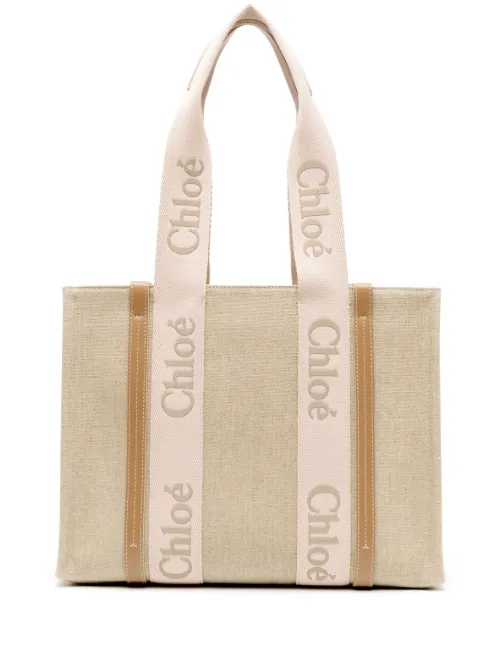 Sac cabas Woody médium - Chloé - Modalova