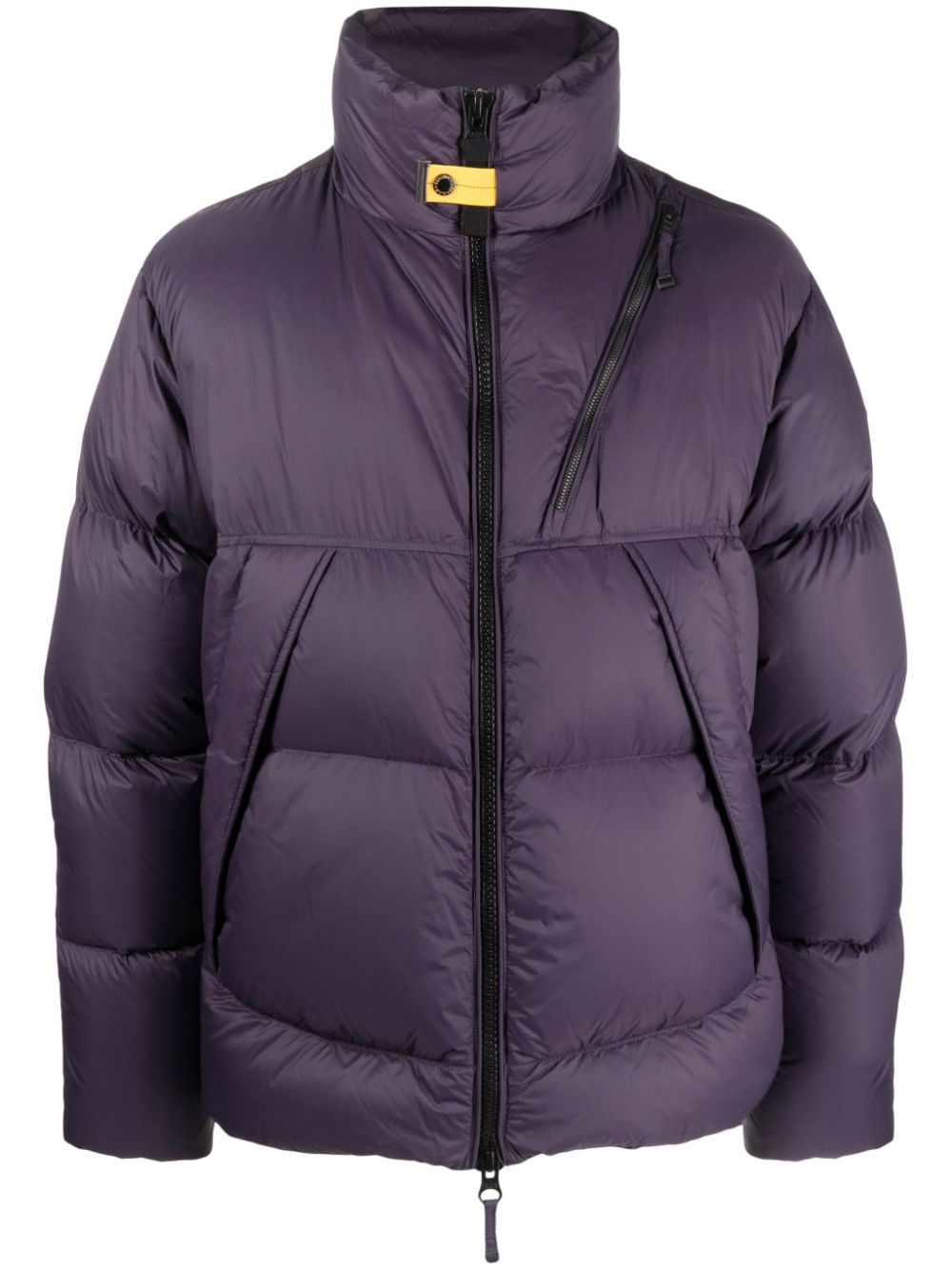Parajumpers Logo-patch Padded Jacket In Purple