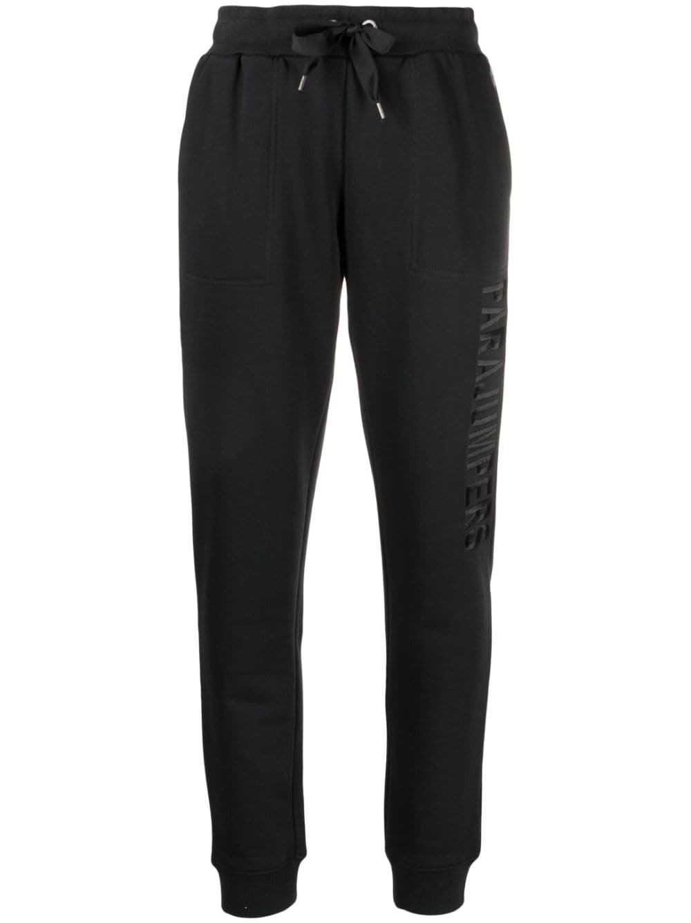 Parajumpers logo-embroidered cotton track pants - Black