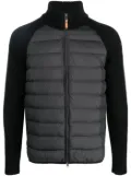 Parajumpers Olmo waffle-knit quilted jacket - Black