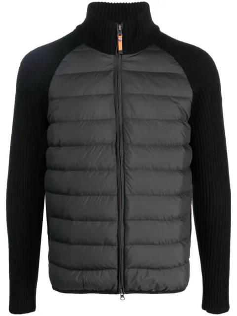 Parajumpers Olmo waffle-knit quilted jacket
