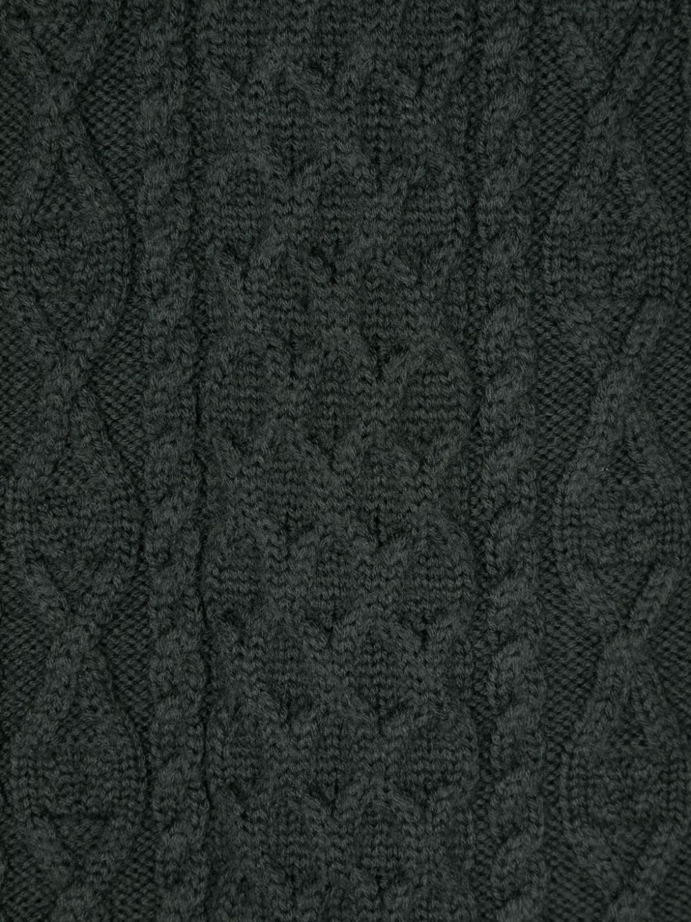 Parajumpers Aran logo-patch scarf - Groen