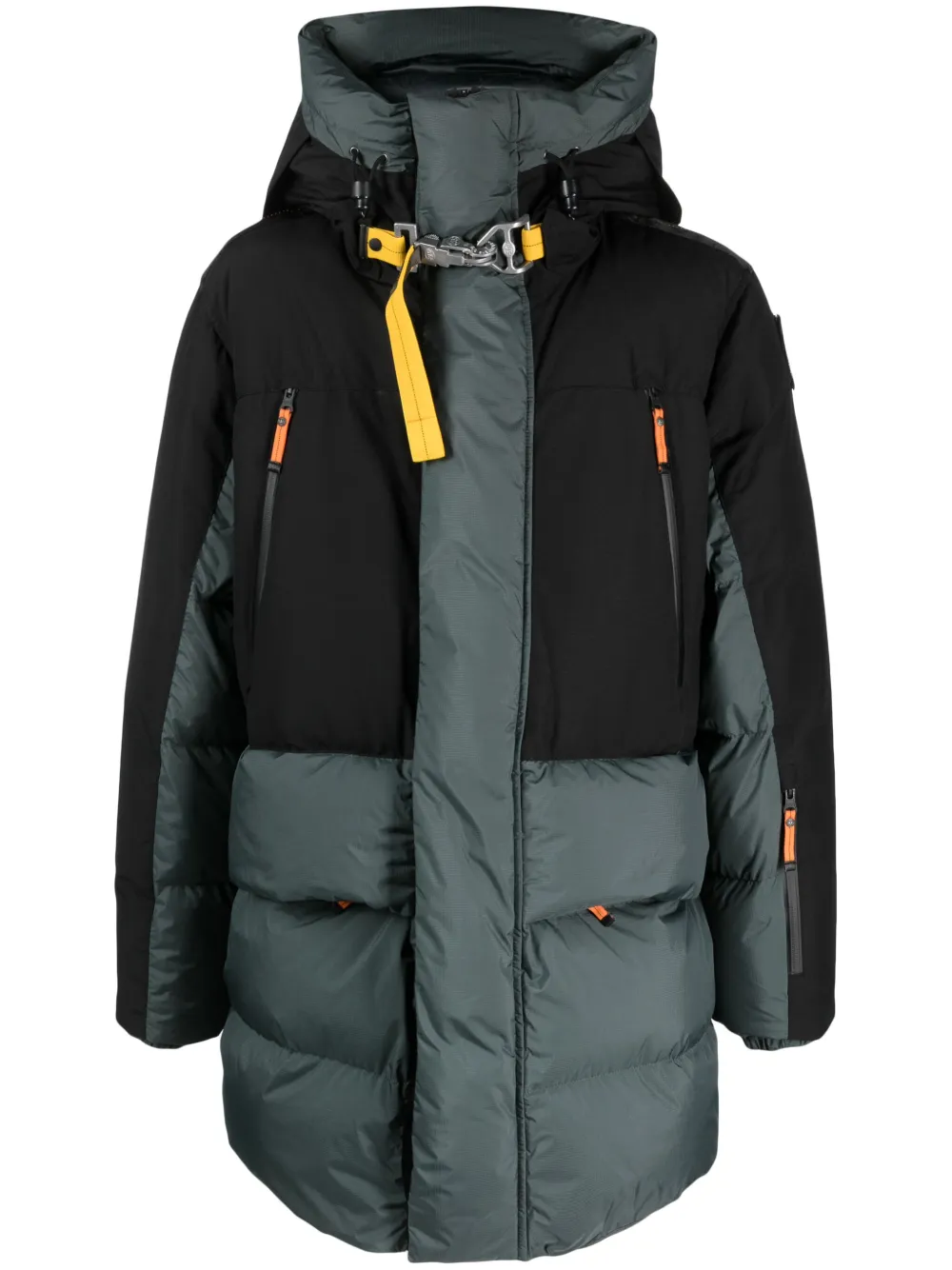 Parajumpers Braylen Hooded Puffer Coat In Black