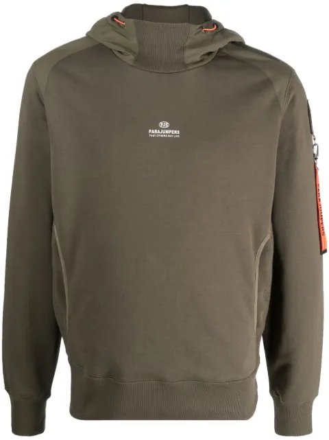 Parajumpers logo-print cotton hoodie 