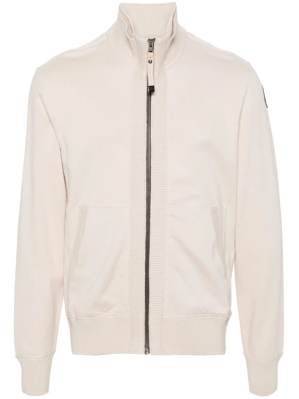 Parajumpers Syd katoenen sweater met logopatch en rits Beige