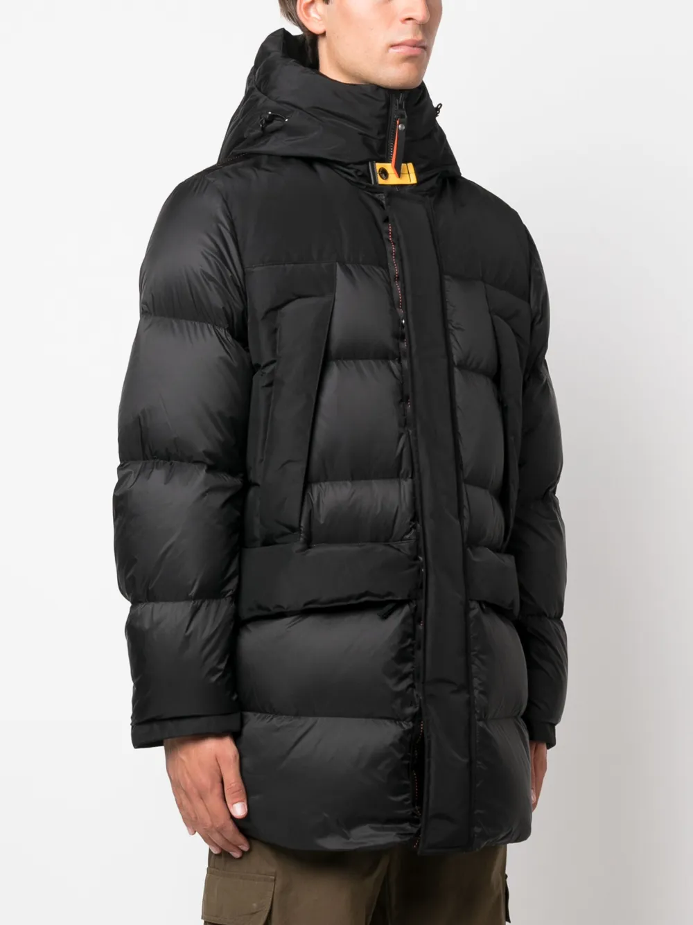 Parajumpers Logo-patch Padded Jacket In Black