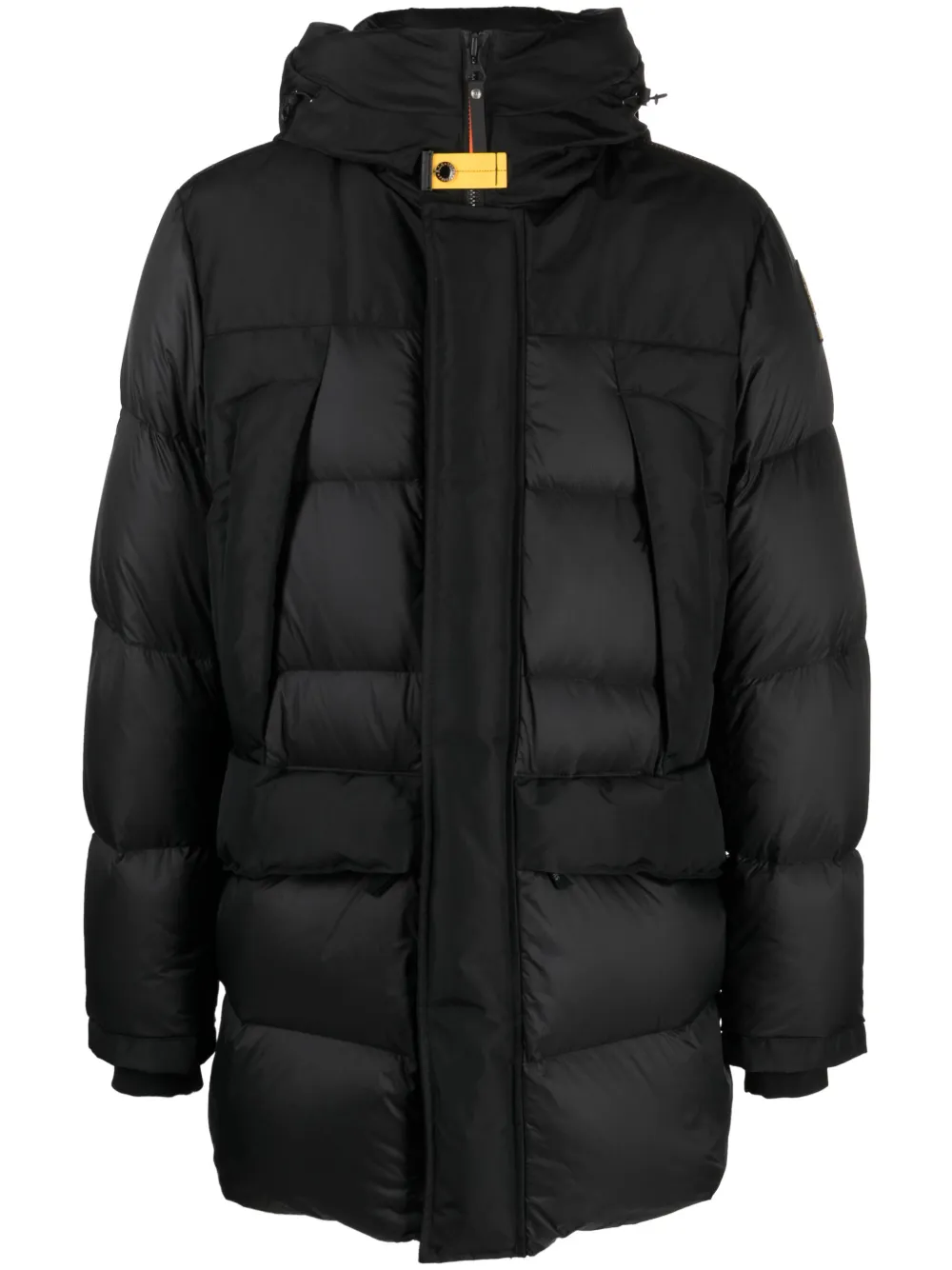 Parajumpers logo-patch padded jacket | Black | Image 1