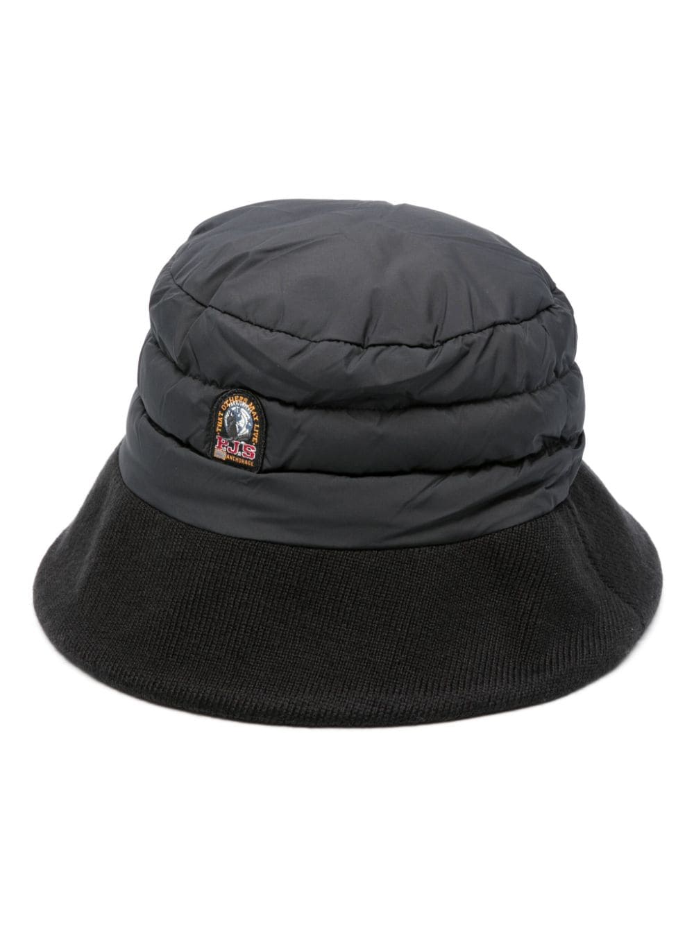 PARAJUMPERS LOGO-PATCH PADDED BUCKET HAT