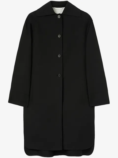 Jil Sander Cappotto con bordo asimmetrico
