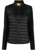 Parajumpers logo-patch zip-up padded jacket - Black