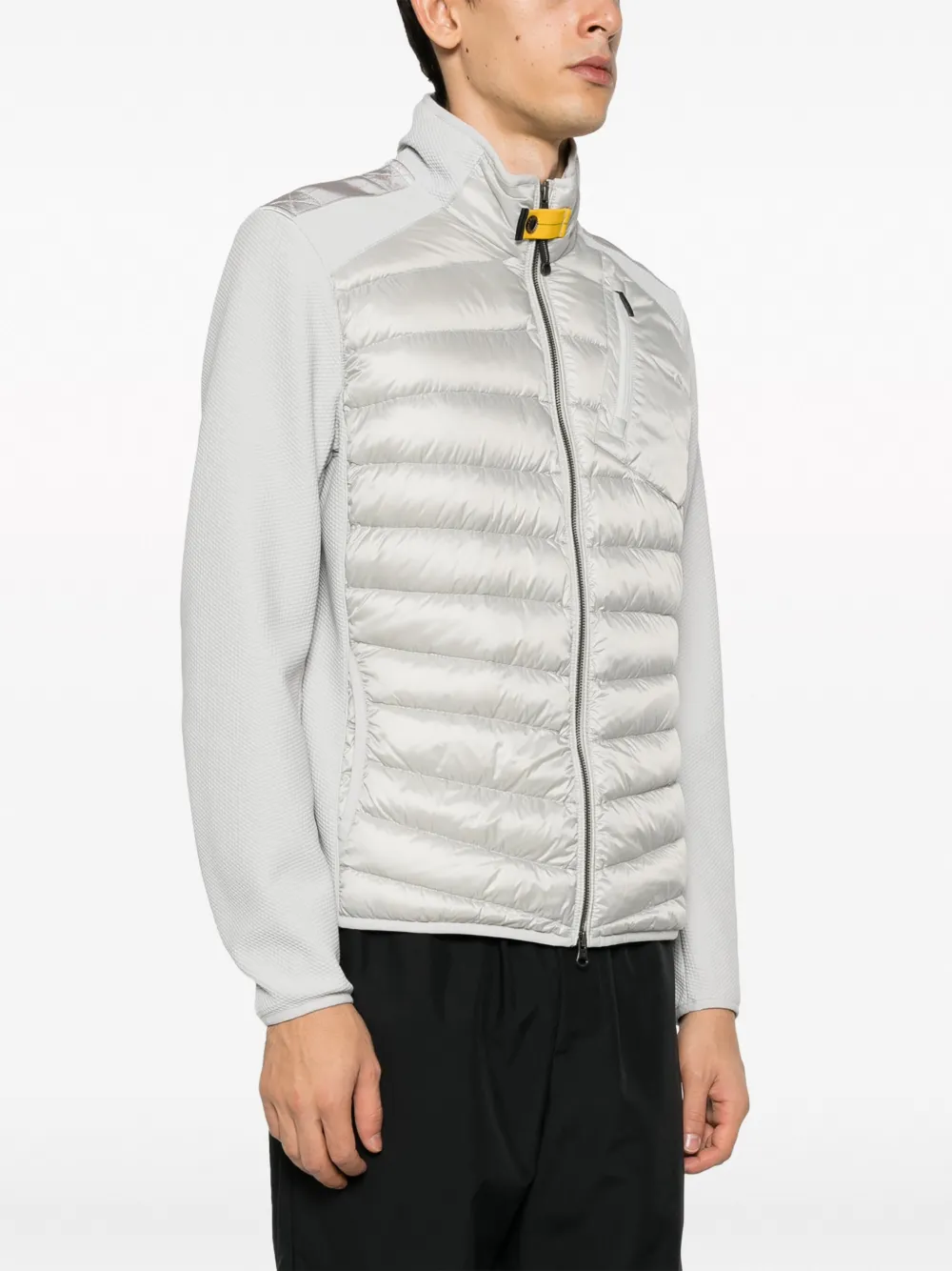 Parajumpers Logo-patch Padded Jacket In Grey