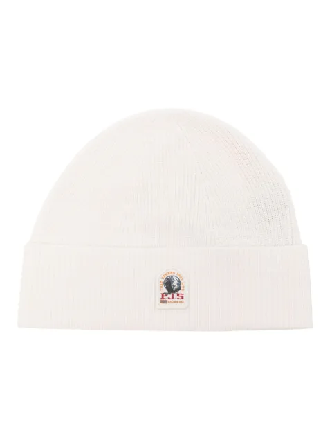 Parajumpers logo-patch ribbed-knit beanie