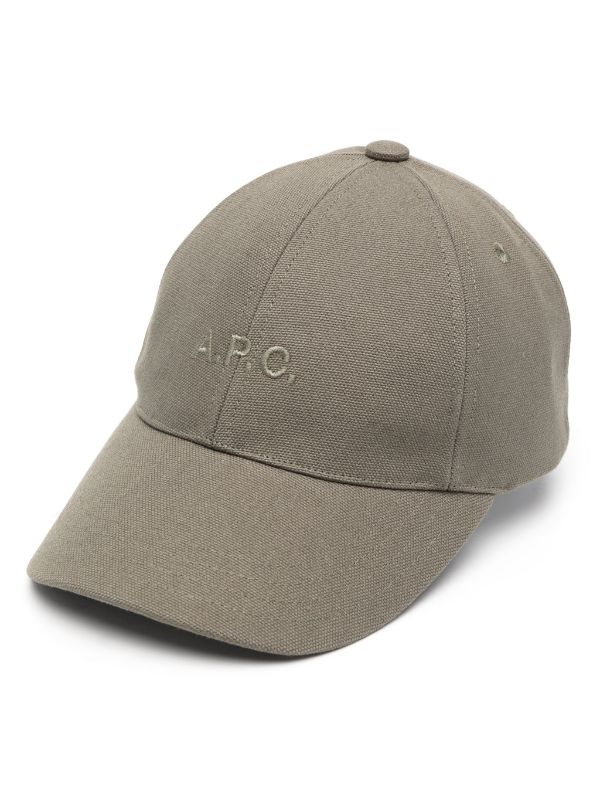 logo-embroidered cotton cap