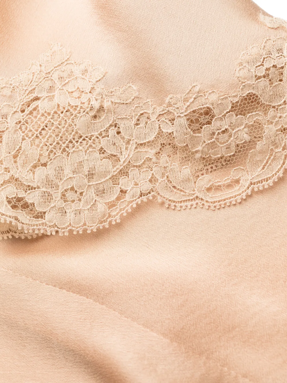 Carine Gilson Zijden shorts Beige