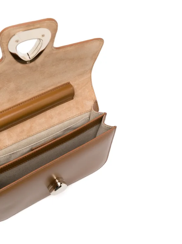 A.P.C. Astra Leather Shoulder Bag | Brown | FARFETCH