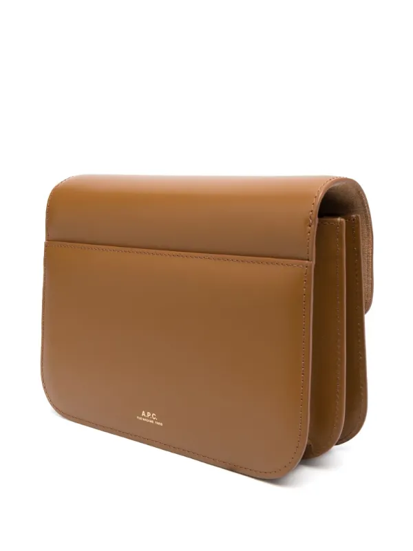 A.P.C. Astra Leather Shoulder Bag | Brown | FARFETCH