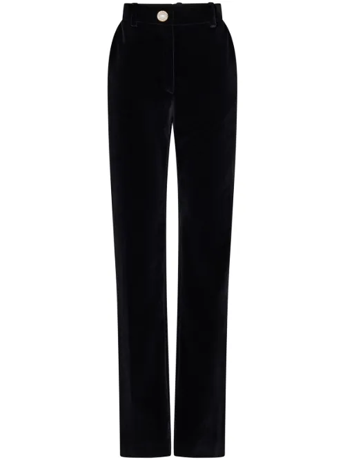 Pantalon en velours à taille haute - Rabanne - Modalova