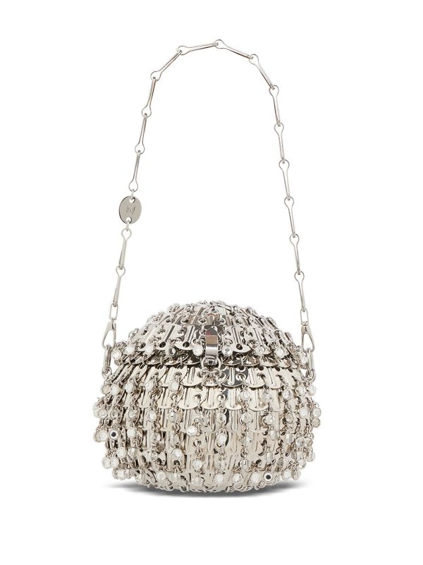 Silver sale ball bag