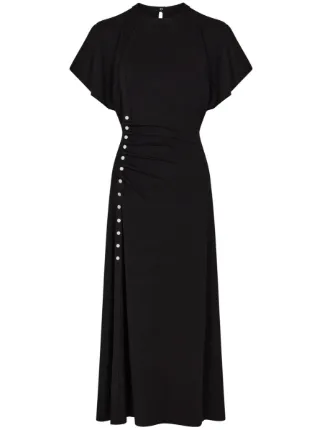 Robe Longue Vintage Paco Rabanne - Fin Des Années 90 - Noire - Taille S - Parfait état
