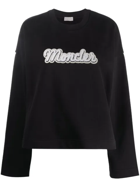 Moncler logo-appliqué sweatshirt