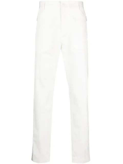 Moncler logo-patch tapered-leg trousers