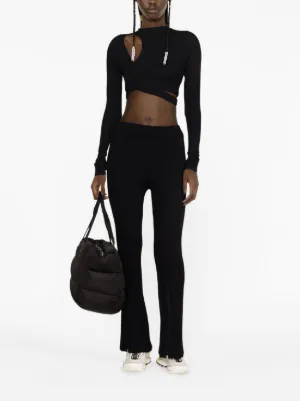 フィットネスボトムス MONCLER Women Training Pants 098 2A000 03 597FA999 Black Pants for Women - Shorts, Leggings & Sweatpants | Moncler US