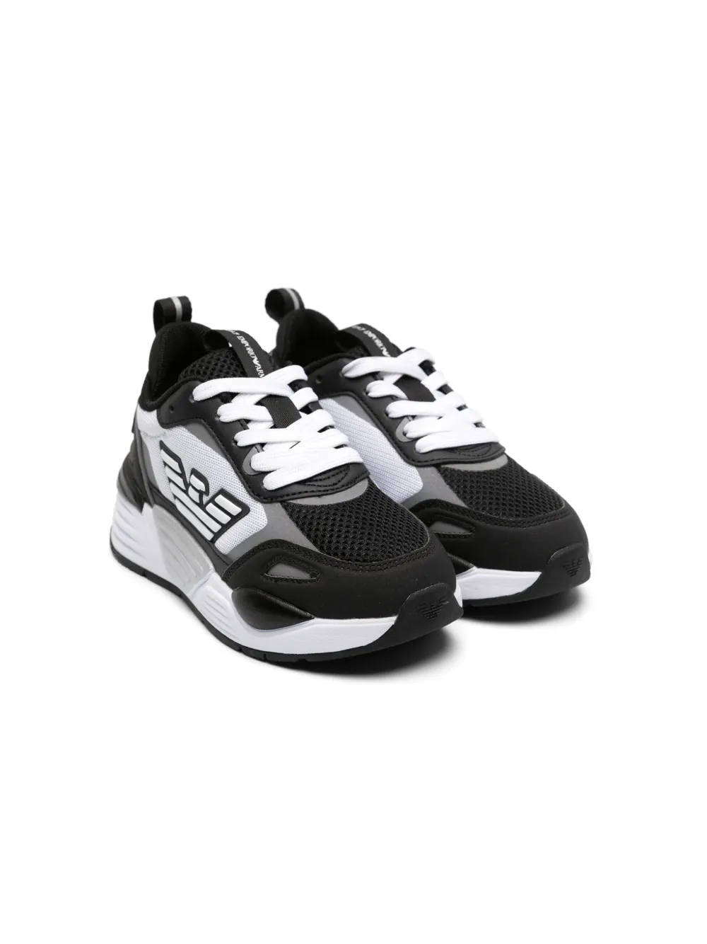 Ea7 Emporio Ar i Ace Runner panelled sneakers Black