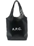 A.P.C. Ninon logo-print tote bag - Black