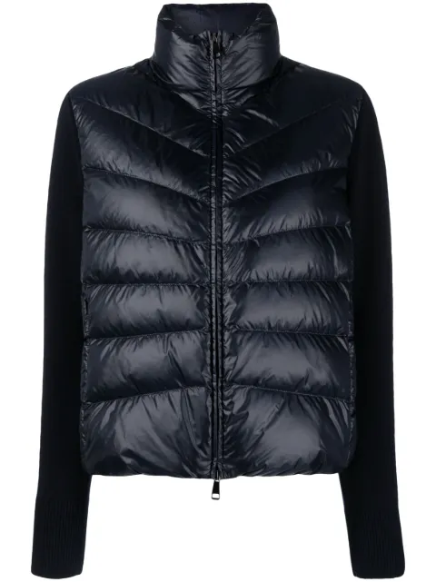 Moncler Jaqueta matelassê mangas contrastantes