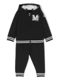 Moncler Enfant logo-patch stretch-cotton tracksuit - Black