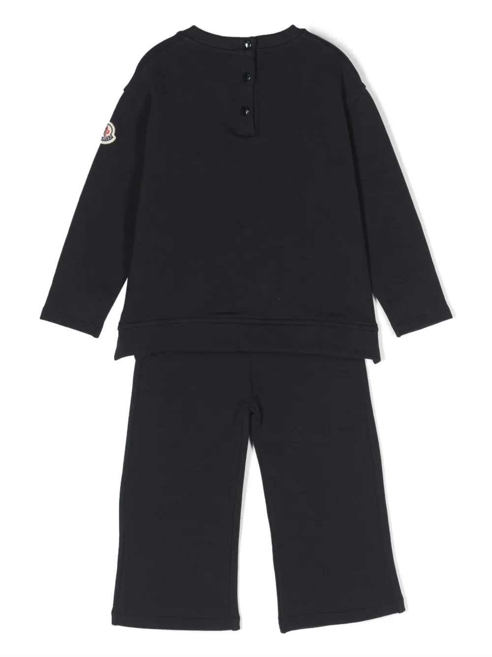 Moncler Enfant graphic-print stretch-cotton tracksuit - Blauw