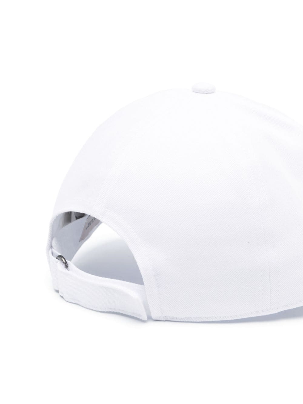 Shop Moncler Logo-patch Cotton Baseball Cap In White