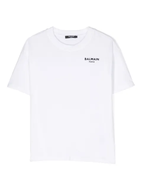 Balmain Kids logo-print cotton T-shirt
