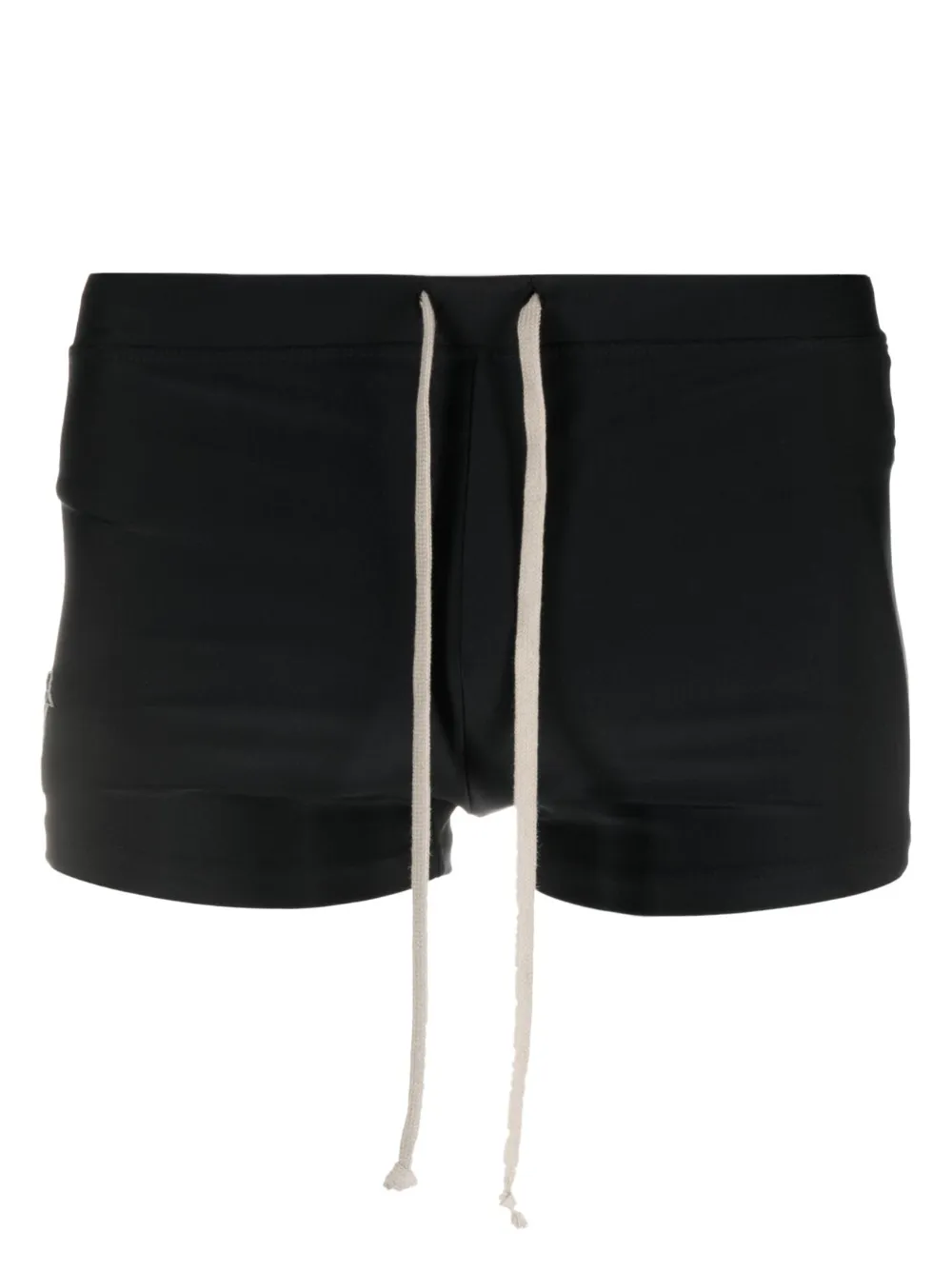 Rick Owens X Champion logo-patch drawstring-waist swim shorts – Black