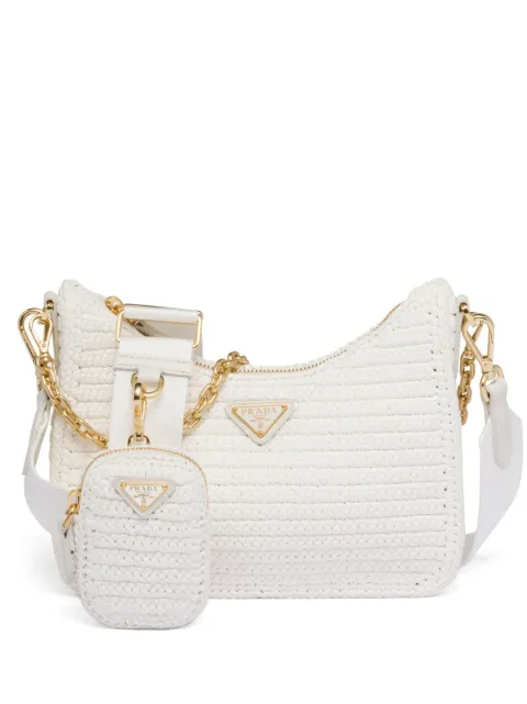 Prada Re-Edition 2005 raffia shoulder bag