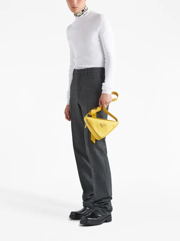 Prada Triangle ショルダーバッグ | イエロー | FARFETCH JP