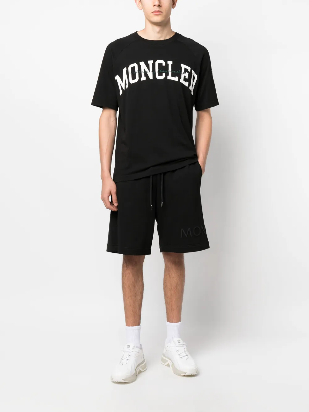 Moncler logo印花棉T恤 | T恤 | Image 2