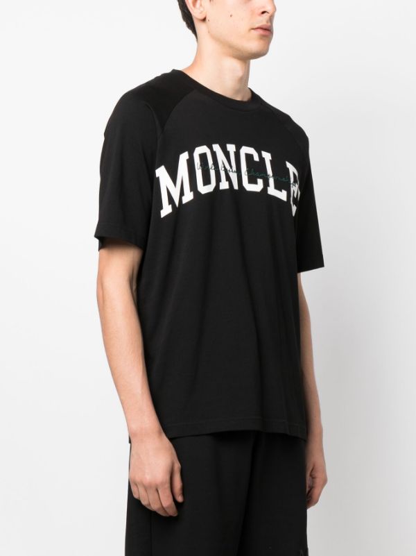 Moncler logo-print Cotton T-shirt - Farfetch