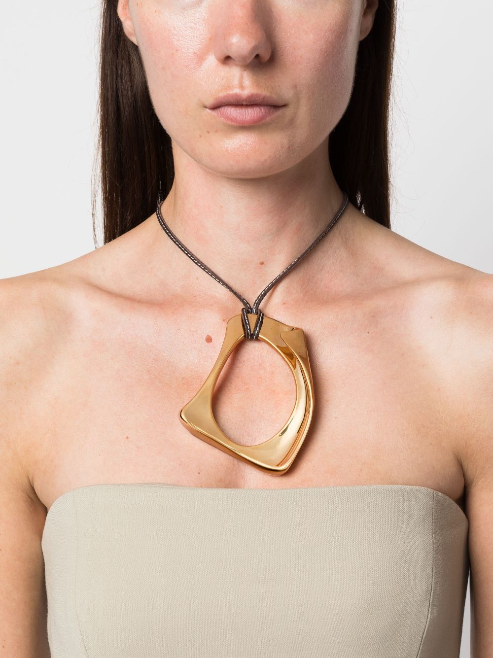 colville Hepworth oversize-pendant necklace - Bruin