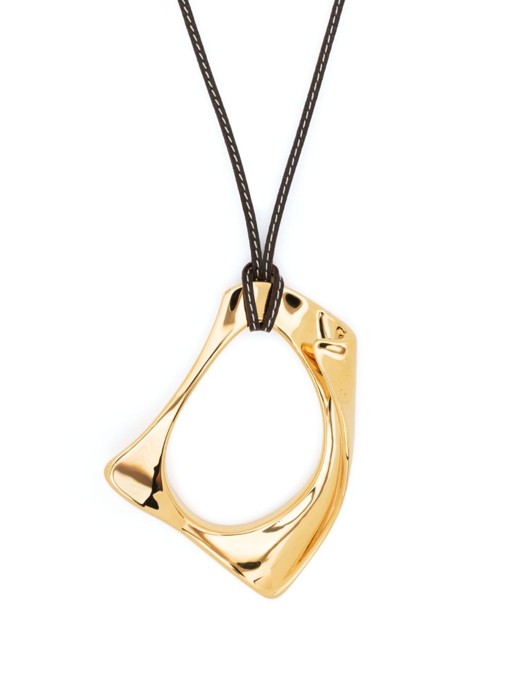 Hepworth oversize-pendant necklace