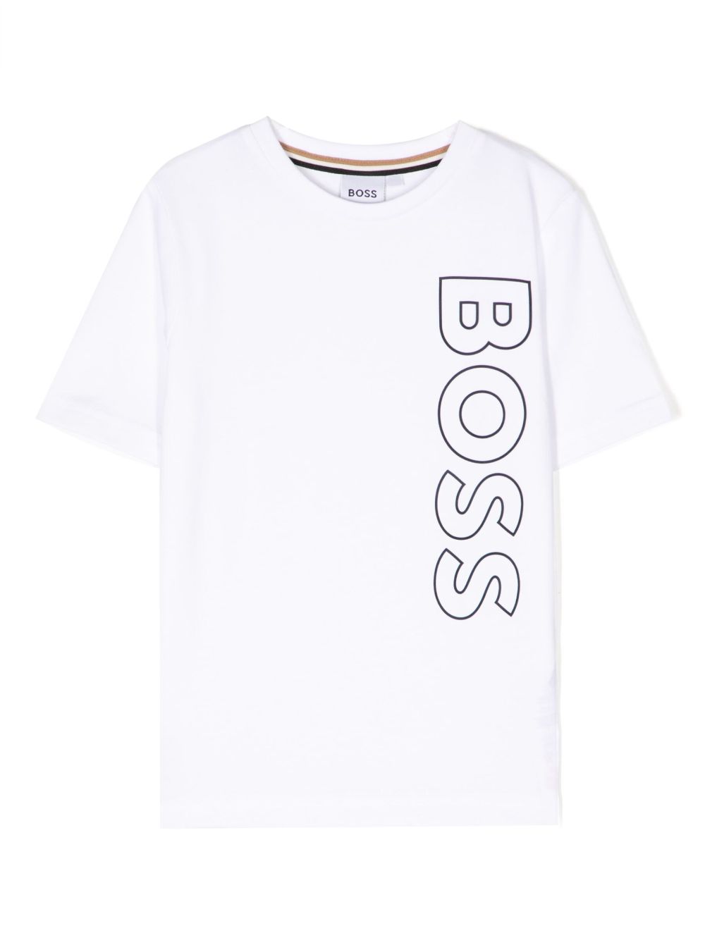 Image 1 of BOSS Kidswear playera con cuello redondo y logo estampado