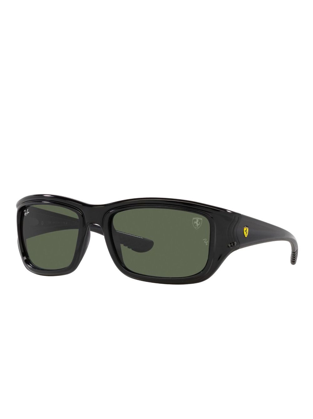 Ray-Ban x Ferrari zonnebril met logoprint - Zwart