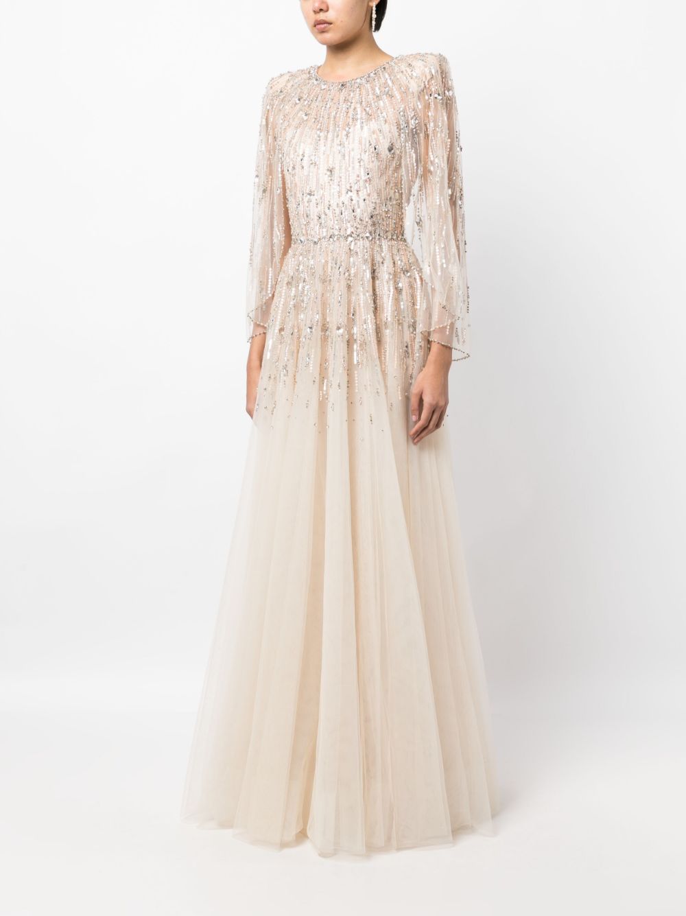 Jenny Packham Dolores Embellished Gown - Farfetch