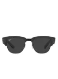 Ray-Ban Mega Clubmaster logo-lettering sunglasses - Black