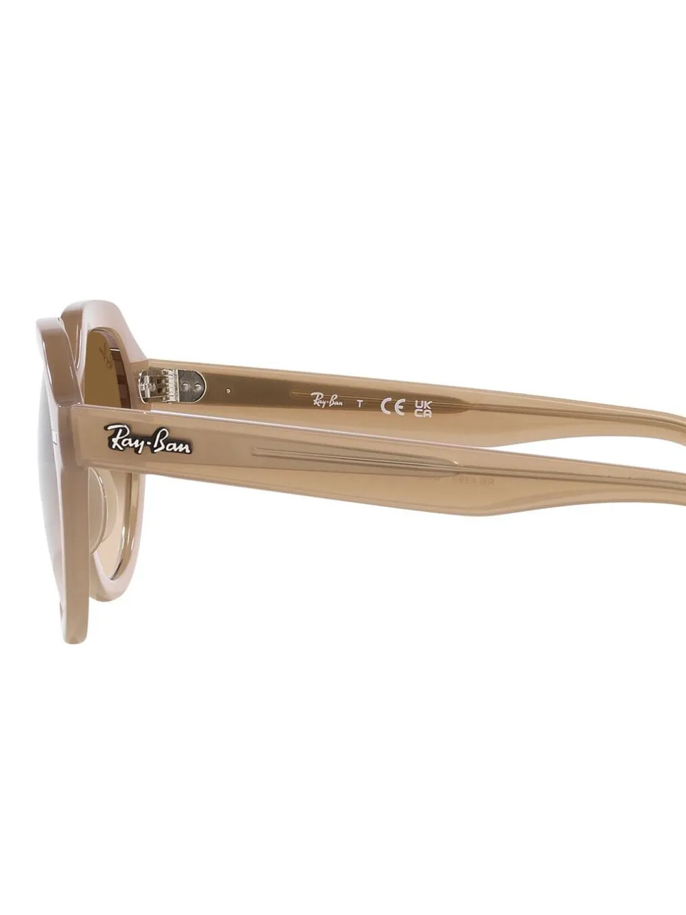 Ray-Ban Gina zonnebril met logo Bruin
